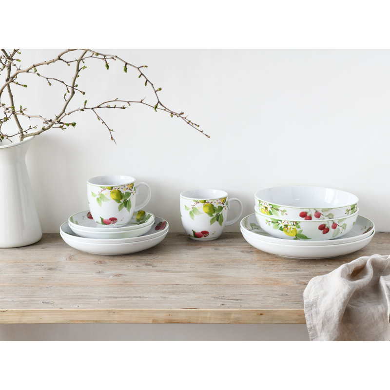 Allround - Royal Orchard 10 Piece Dinnerware Set, Service For 2