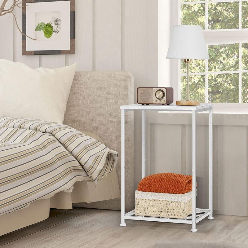 Ensemble de tables de bout Doyon, Blanc