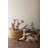  Faux Concrete Rabbit Sitting Sculptural Animal Decor 14" H Accent