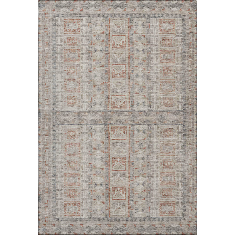 Premium Machine Washable Mayfield Striped Rug, 3' x 5', Beige