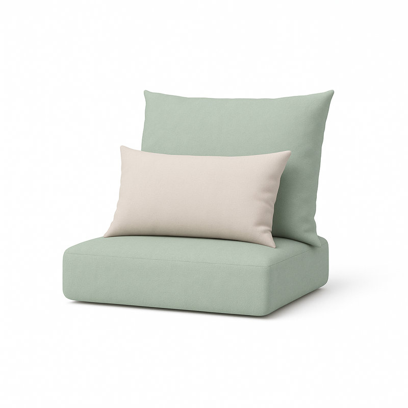 Castelli Outdoor Sunbrella Cushion Cover, Canvas Oasis