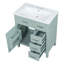 Ensemble de meuble-lavabo 30 po avec lavabo, armoire de salle de bain avec tiroirs, structure solide et panneau de fibres à densité moyenne-2026437619