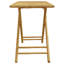 Table de patio pliante Vidaxl en bambou de 43,3 po x 21,7 po x 29,5 po
