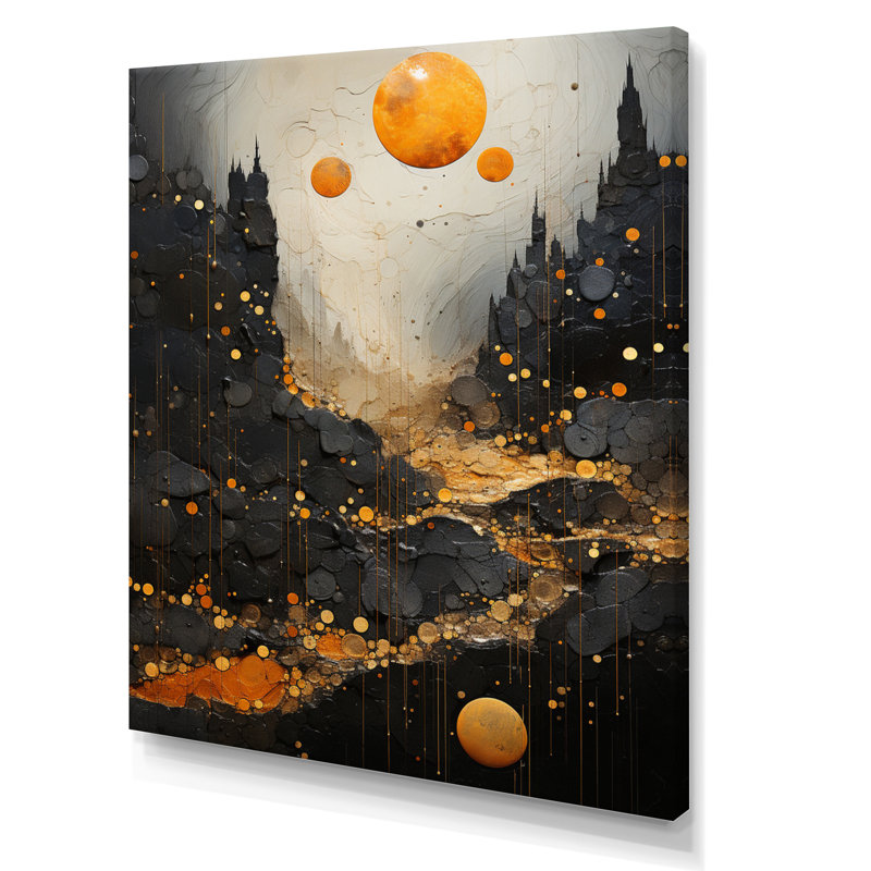 Art mural sur toile Asteroids, H 40 po x l 30 po x P 1,5 po, Toile tendue