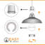16cm H Metal Lamp Shade in Blue