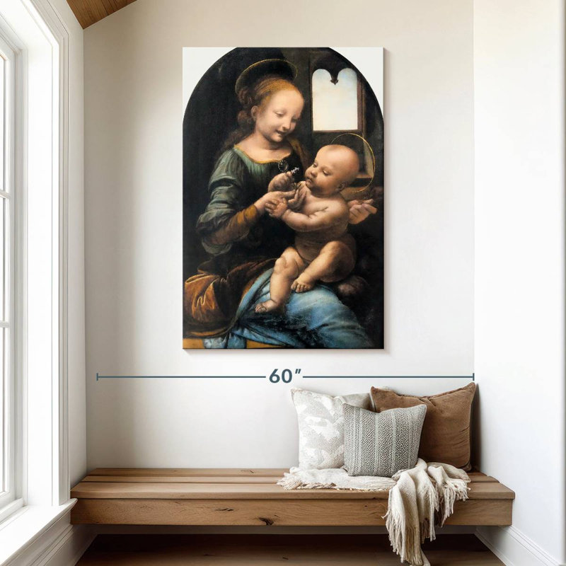 Adella Benois Madonna 1478, H 48 po x l 32 po
