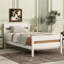Lit simple avec tête et pied de lit-653177229