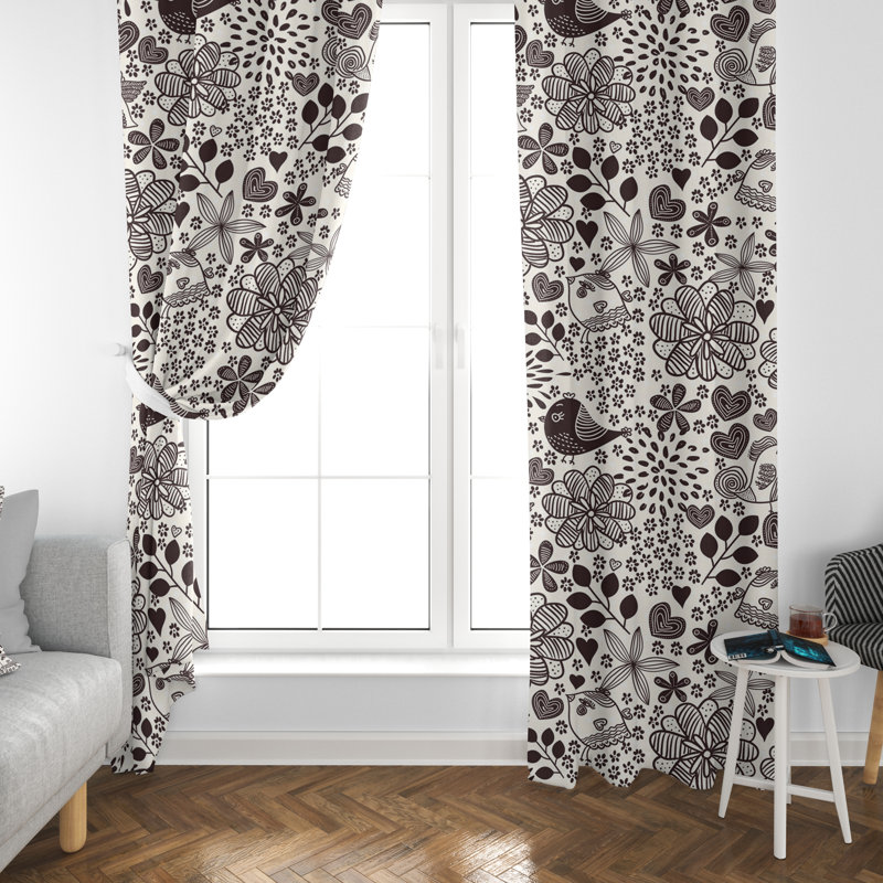 Paire de rideaux obscurcissant Cleobury, L 40 po x H 61 po