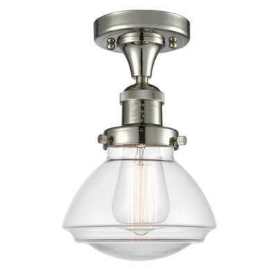 Plafonnier semi-encastré 1 lumière 6,75 po Chesterville