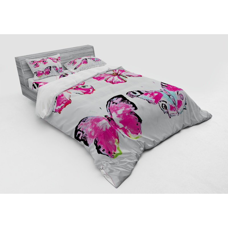 Ensemble de housse de couette aquarelle, Housse de couette grand + 3 pièces supplémentair