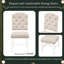 4 salles à manger - style élégant, rembourré, et bois de chêne naturel, pour la collection Home Chair (4), tissu, bois