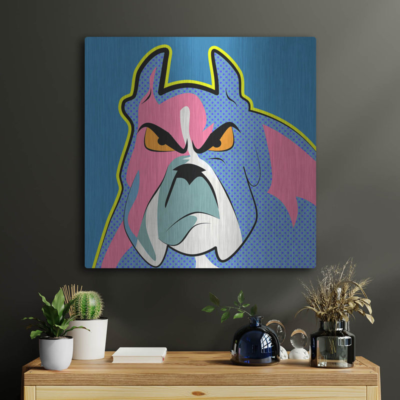 «Bull Dog Pop» par Mark Ashkenazi, H 24 po x l 24 po