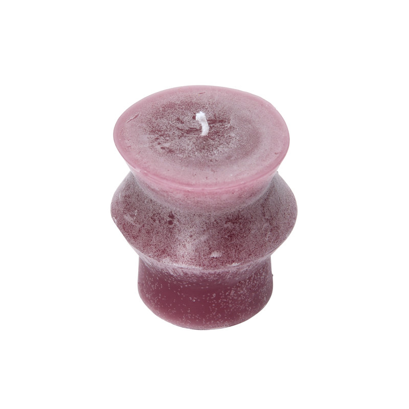 Unscented Totem Pillar Candle, Purple