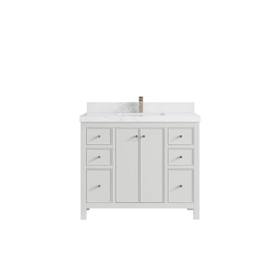 Chicago 42'' Single Bathroom Vanity with Top