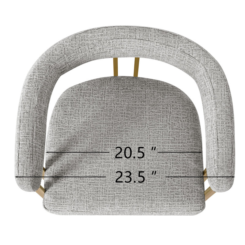 Ensemble de 3 tabourets de bar Dollie, Gris