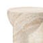 Table d'appoint d'extérieur beige 18,3 po, table d'appoint en faux travertin-861926253-861926252