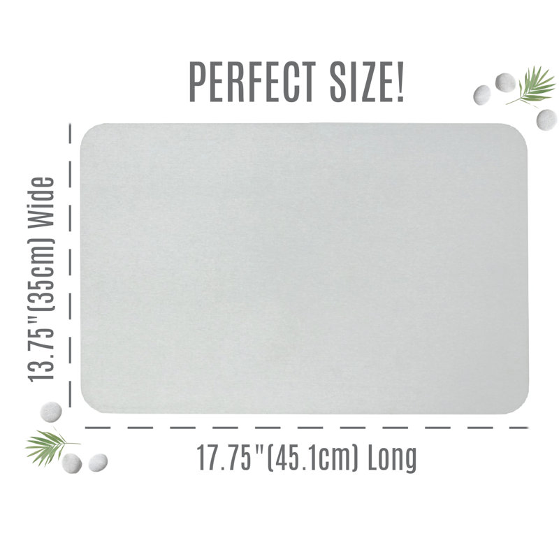 Gelissa Quick Dry Bath Mat in Gray