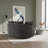 70.1"w Slipcovered  Upholstered Oversized Barrel Chair-400655794