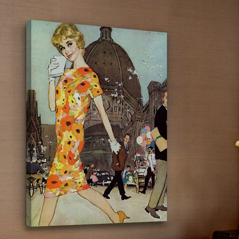 The Stranded Blonde Print on Wrapped Canvas, 52" H x 40" W