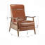 Fauteuil inclinable à accoudoirs en bois-1966182760