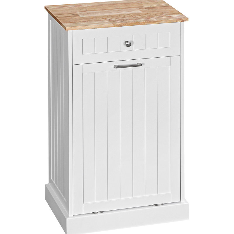 Poubelle de cuisine inclinable (blanc)