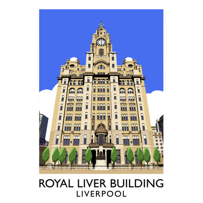 'Royal Liver Building' 1 Piece Wall Art