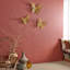 Ensemble de 3 décorations murales papillons en métal 3D - 3 pièces-984291995