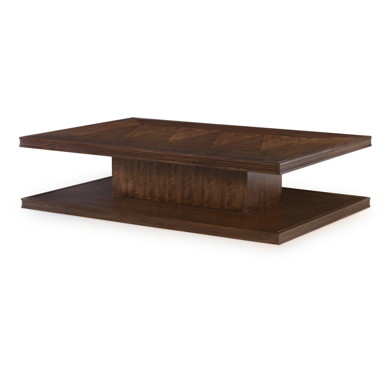 Kirkwood Solid Wood Cocktail Table, Brunette