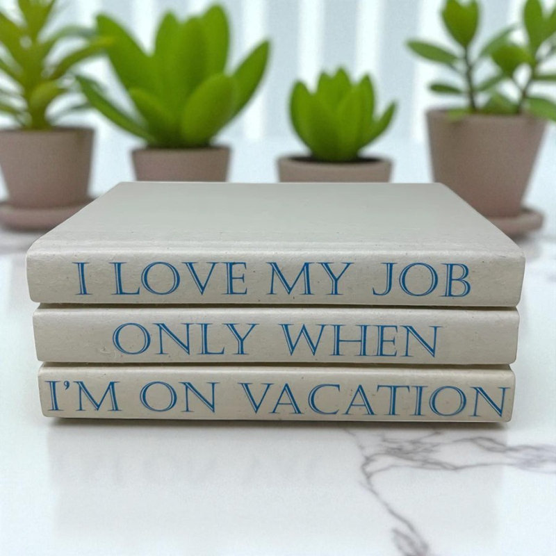 Quote Handmade Decorative Book