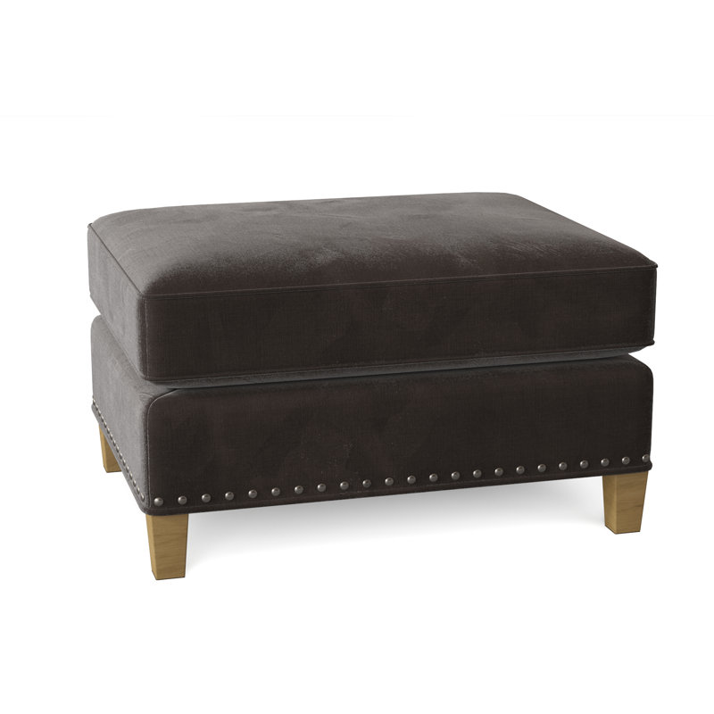 Repose-pieds standard rectangulaire avec rangement Smythe, Anthracite, 3100 neige