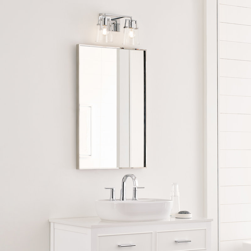Crofton Vanity Light, 2, Chrome