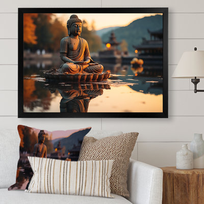 Zen Tranquillity Buddha In Meditation IV - Buddhism Wall Art