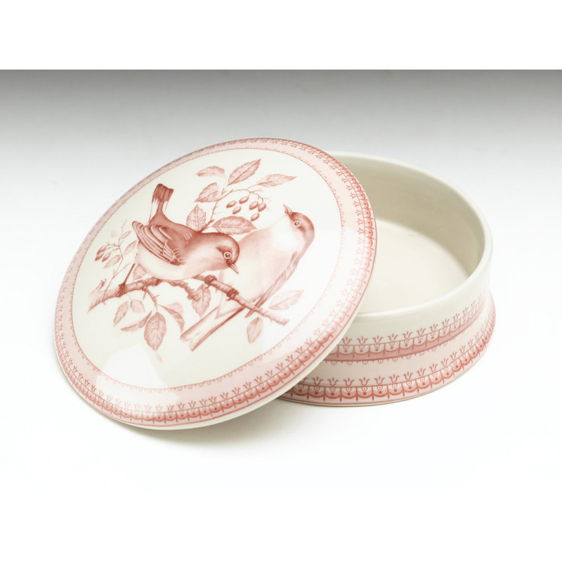 Round Porcelain Decorative Box