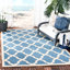 Tapis intérieur / extérieur bleu / beige Bordeaux-1794574849