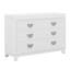 Ensemble de chambre à coucher 3 pièces avec grand lit tapissier et lumières DEL, décoration brillante et brillante-1426756200