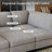 5-Seater Modular Sofa Chaise Lounge, Frostvelvet Upholstery Sofa Bed-874097729-874097730