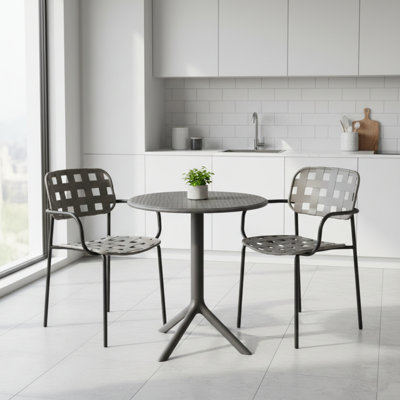 2 - Person Round Plastic Patio Dining Set