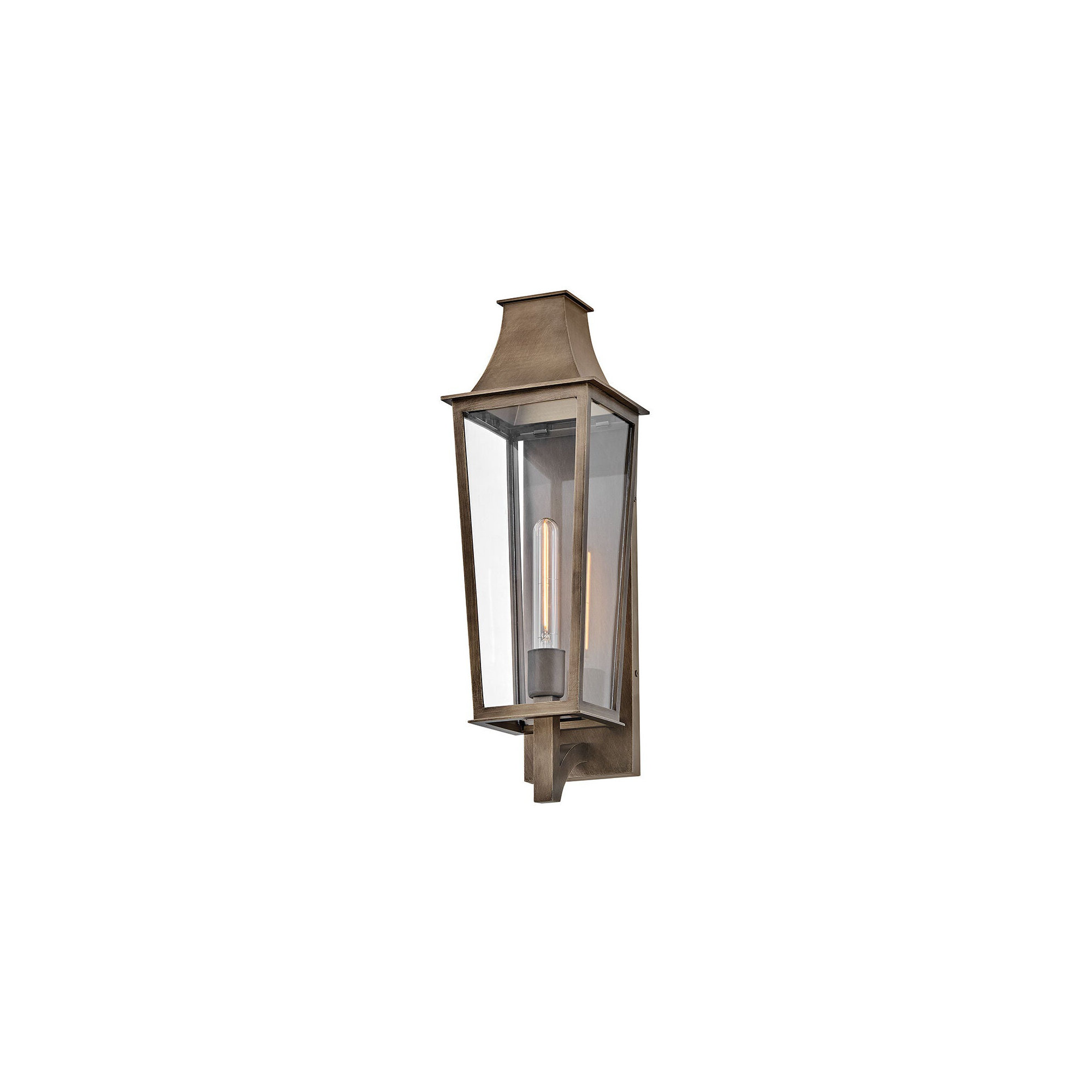 Hinkley Georgetown Wall Mount, Burnished Bronze, 21.75" H x 7" W x 8" D
