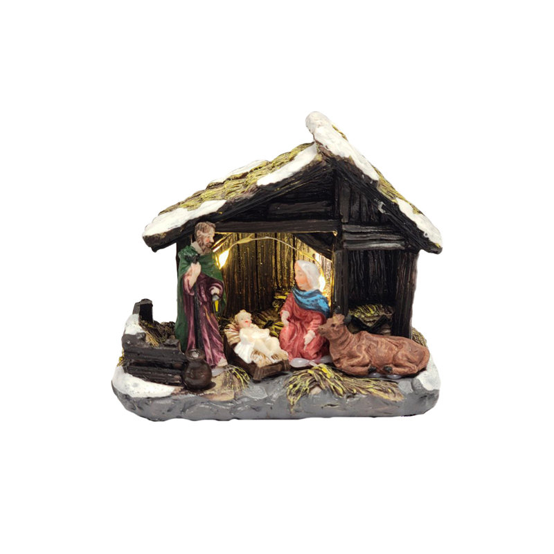 Crèche de Noël. Village de Noël F07-N1-16-2338