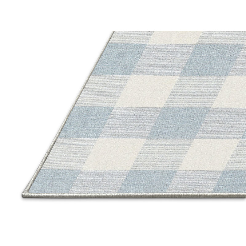 Plaid Indoor Rug, Rectangle 5' x 7'