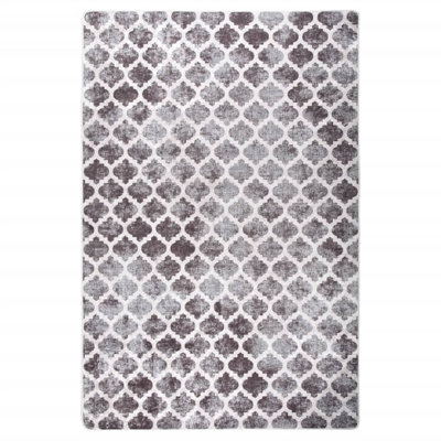 Azcuy Geometric Machine Braided Area Rug
