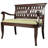 Dayton Upholstered Mahogany Bench