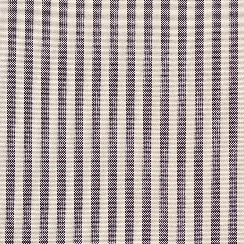 Charee Silk Stripe Fabric, Aubergine