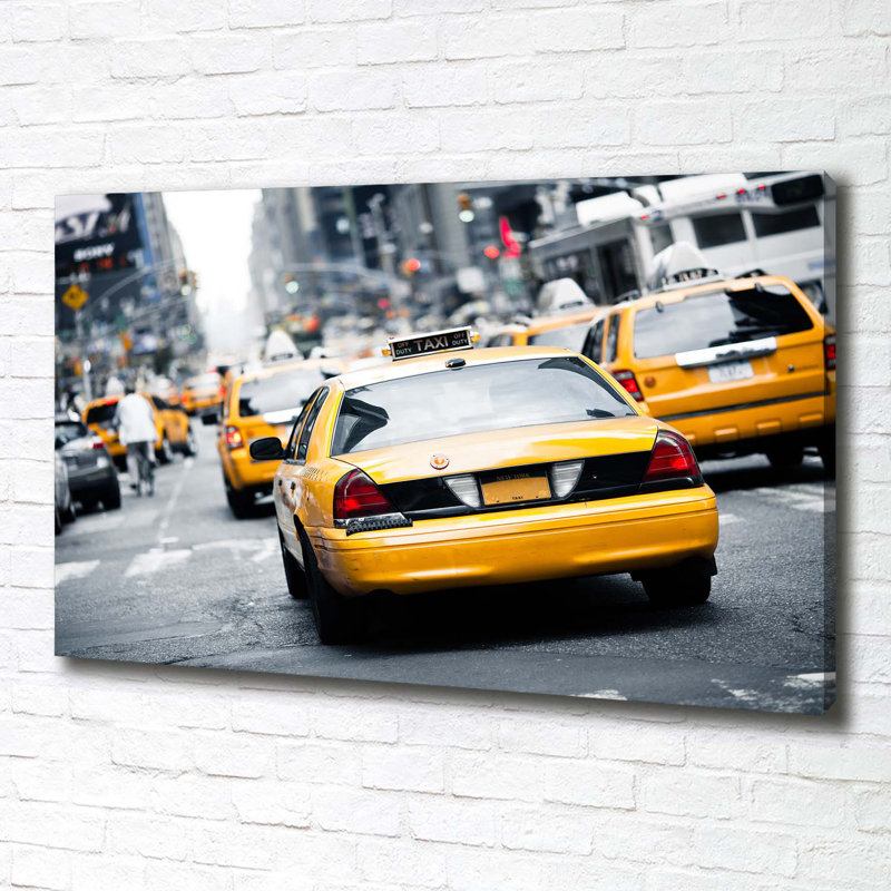 Taxis New York - Wrapped Canvas Art Prints