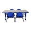 8" Stack Chair with Swivel Glides 4-Pack-106571738-128757269