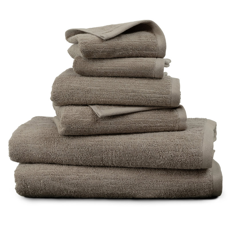 Indigo Road by Egypt Sherrod Denbrook Jacquard Texture Bath Towel Set, Beige