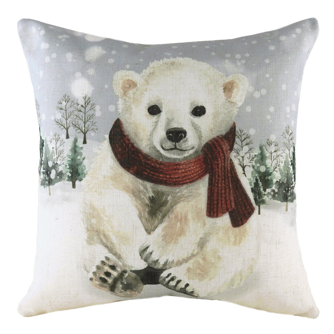 Floral Cushion with Filling