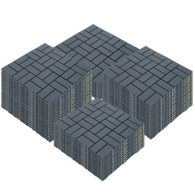 12'' X 12'' PP Interlocking Plastic Deck Tiles Set Of 54