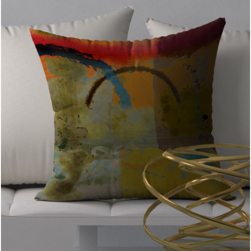 Housse de coussin carrée Calandra, H 24 po x l 24 po x p 6 po