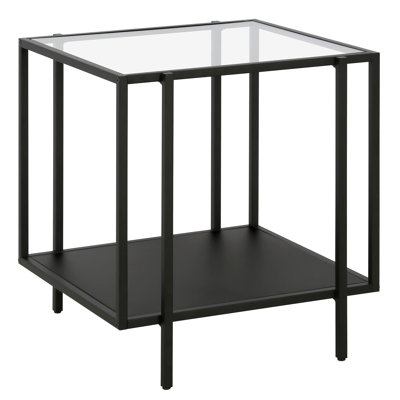 Glass Top End Table
